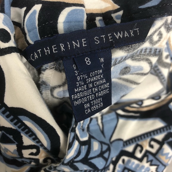 Catherine Stewart | Floral Patterned Capri - Picture 6 of 6